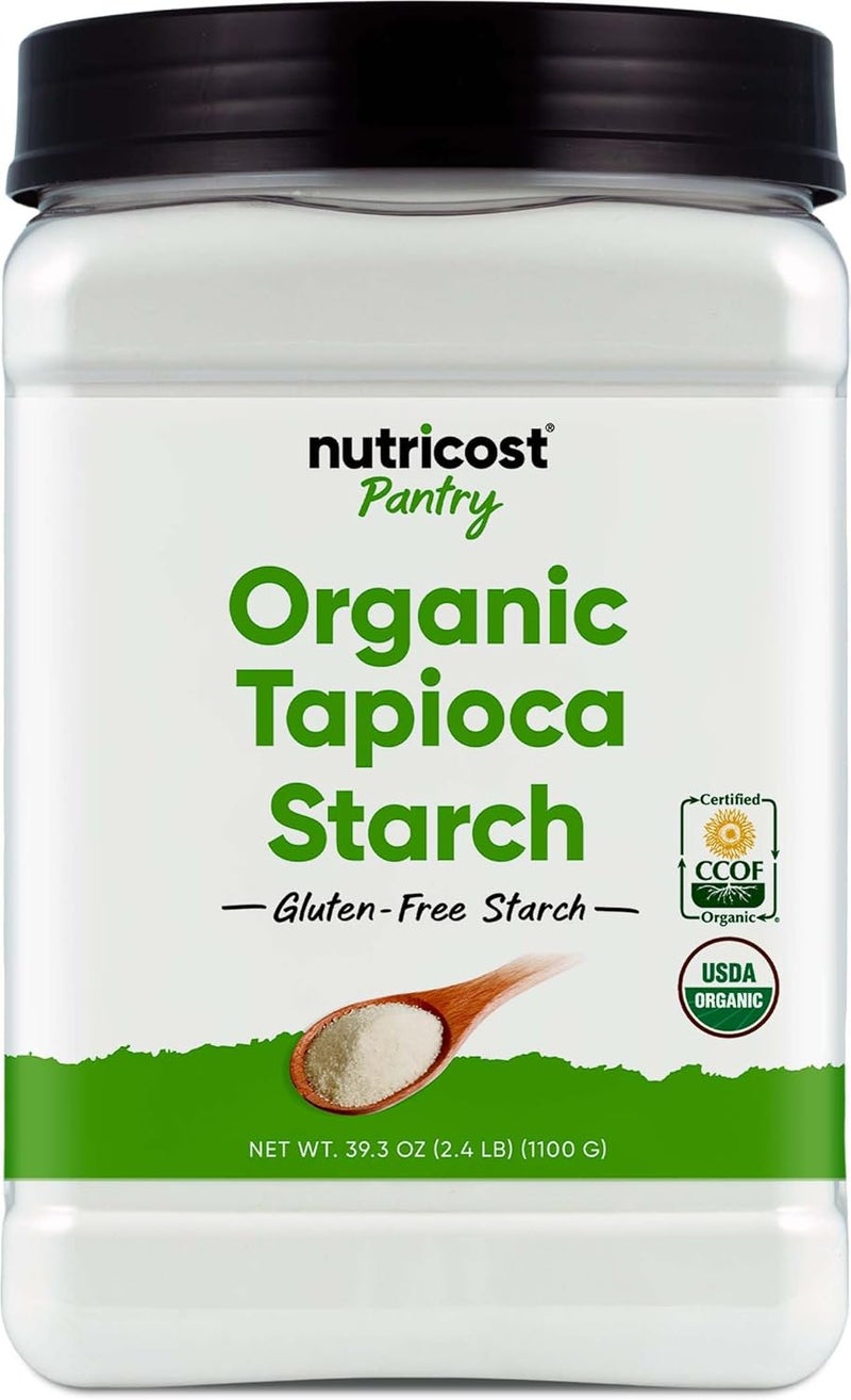 Nutricost Organic Tapioca Starch - Gluten-Free, 2.5 LB - Image 1